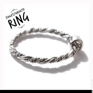 Sterling Silver Anxiety Ring 925